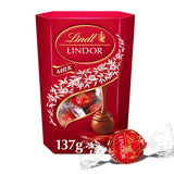 Lindt Lindor Milk Chocolate Truffles Box 137g, UK version