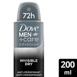 Dove Men+Care Antiperspirant Deodorant Aerosol Invisible Dry 200ml