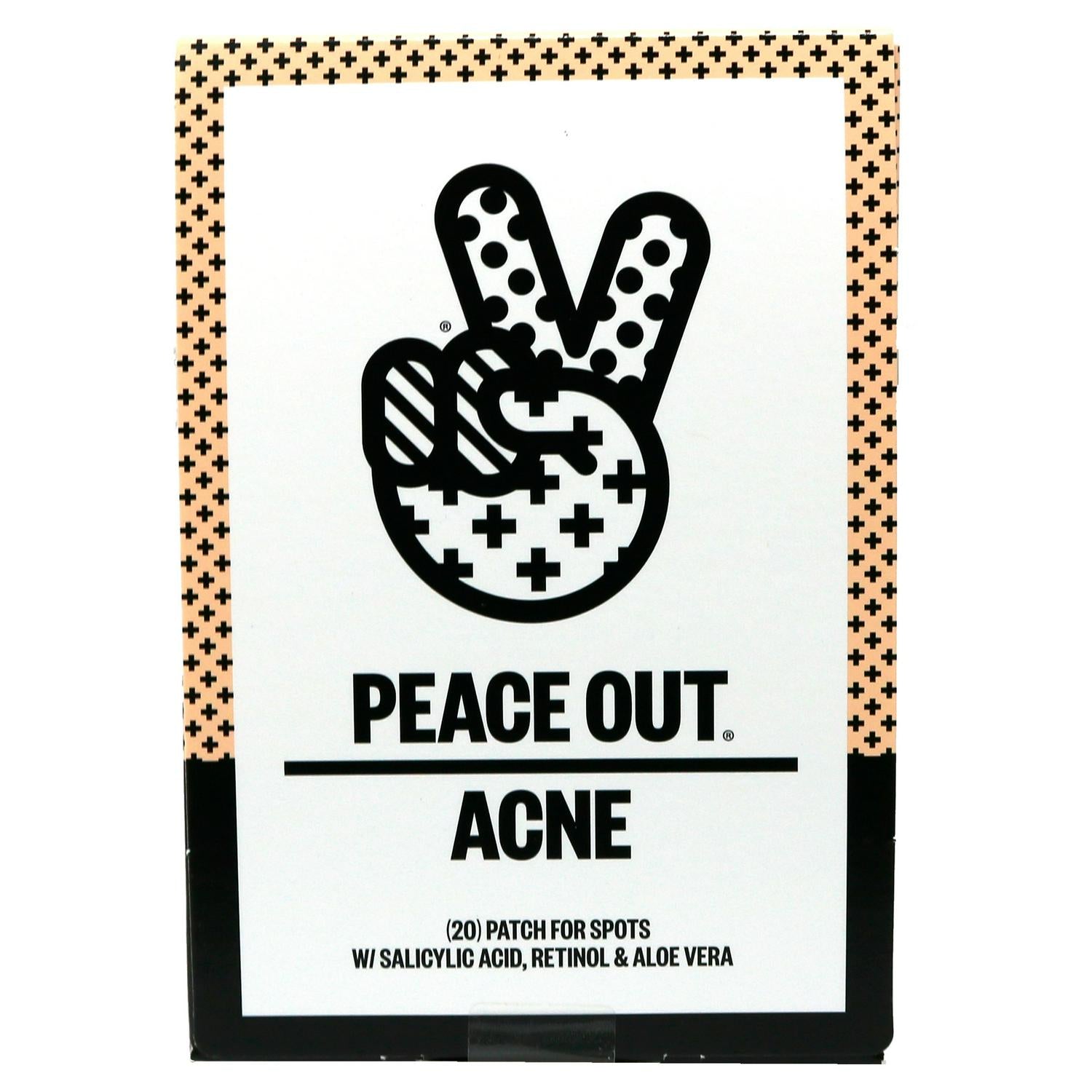 Peace Out Acne Healing Dots 20pcs , imported from the UK