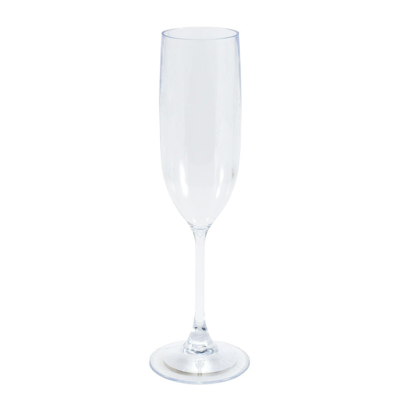 Sainsbury's reusable plastic champagne flute 135ml (British brand)