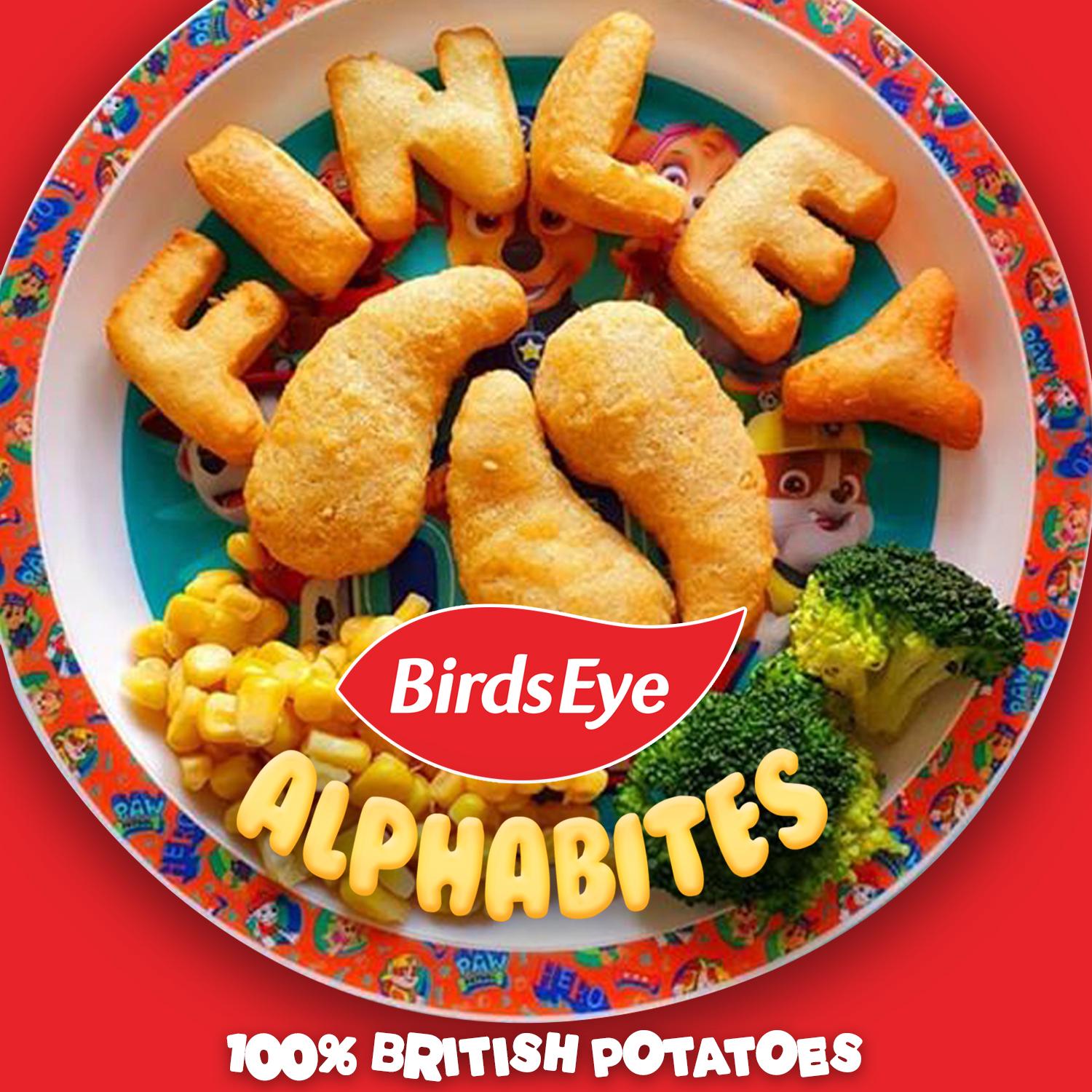 Birds Eye The Original Alphabites Potato Shapes 456g - British product