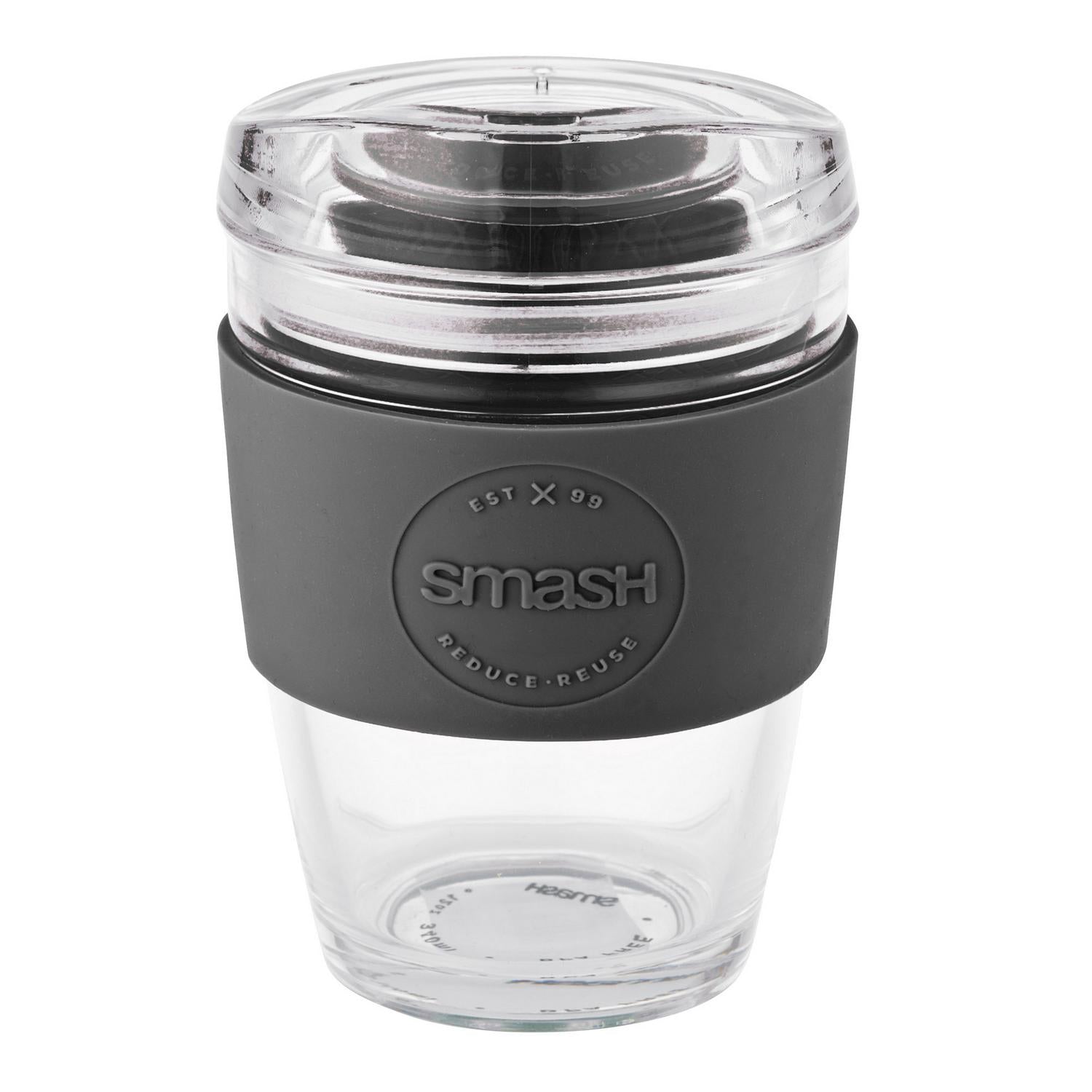 Smash Glass Barista Buddy Black Coffee Cup (British brand)