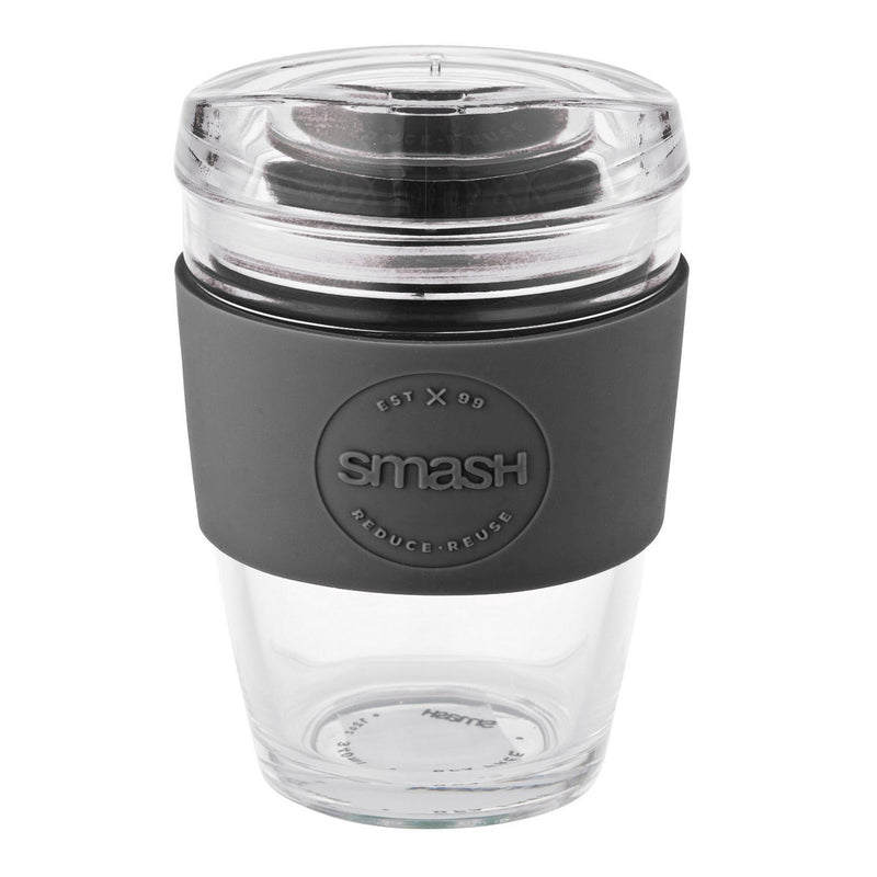 Smash Glass Barista Buddy Black Coffee Cup (British brand)
