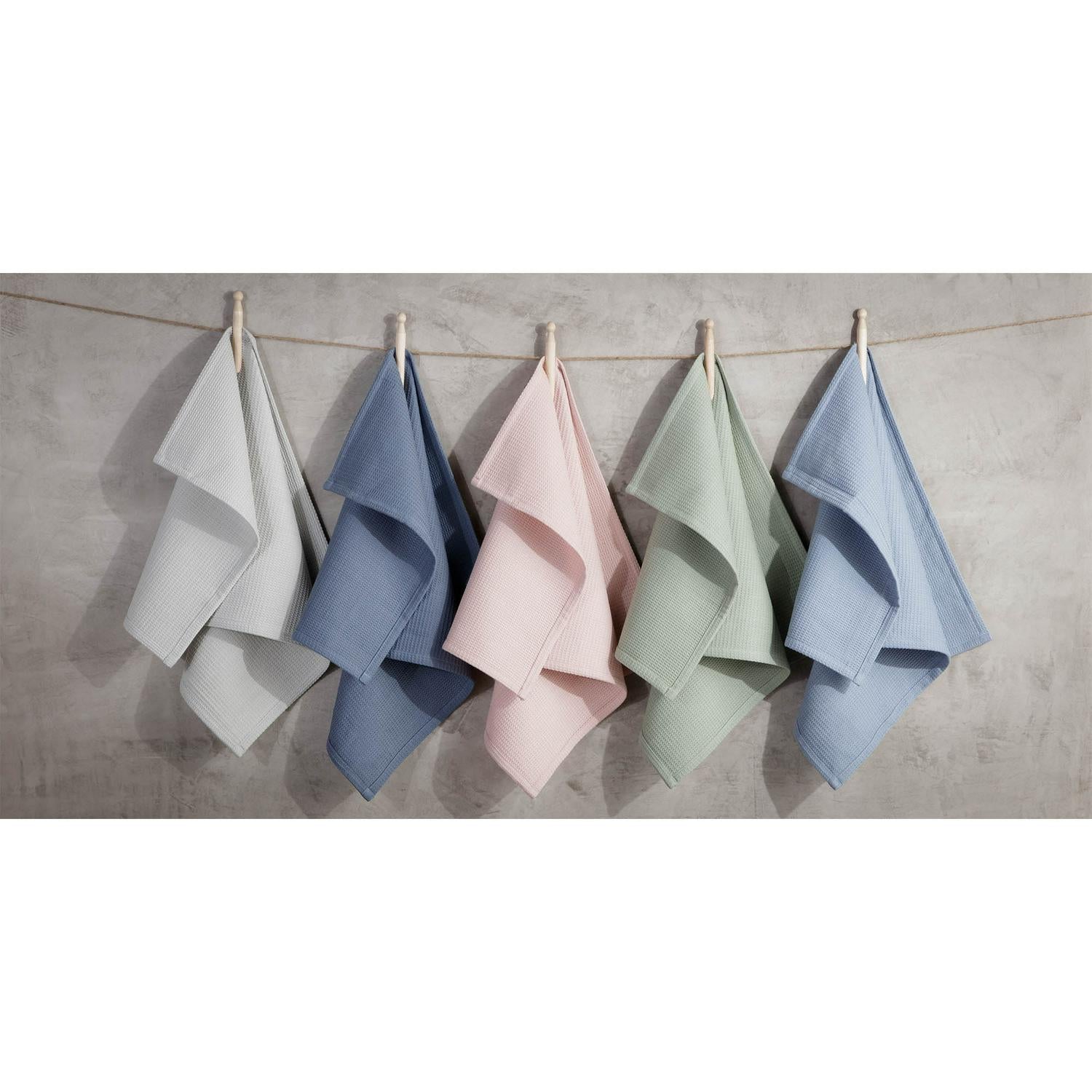 Sainsbury's Home waffle tea towels 5 pack (British brand)