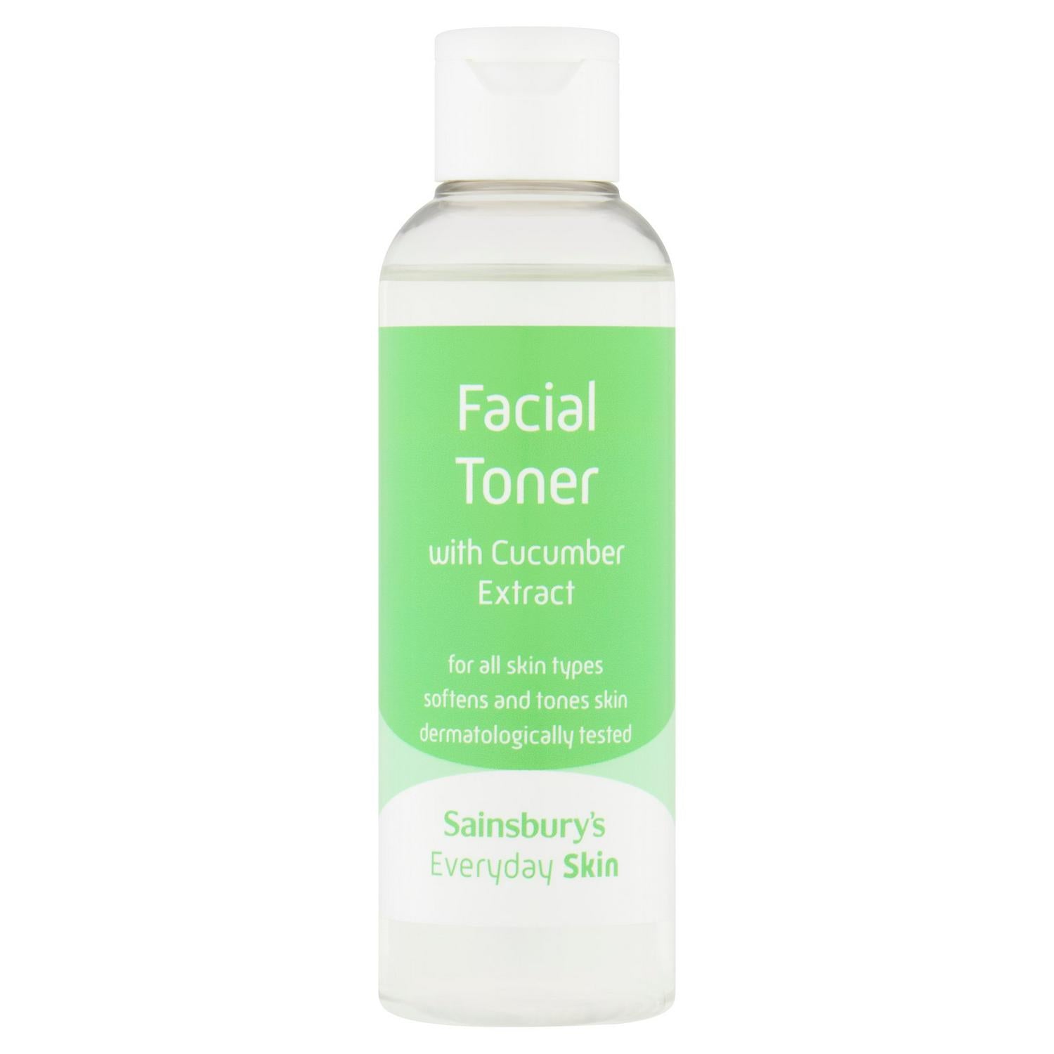 Sainsbury's facial toner with cucumber extract 150ml (British brand)