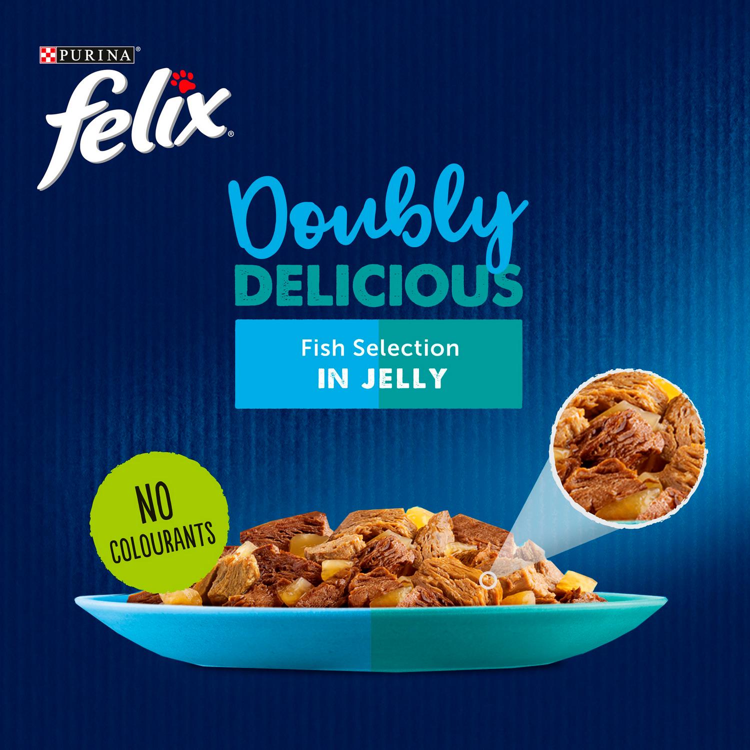 Felix wet cat food fish selection pouches 12x85g - British product