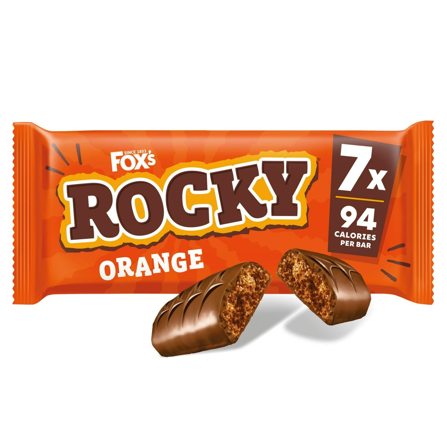 Fox's Biscuits Rocky Orange Biscuit Bars Multipack 7 x 19.75g
