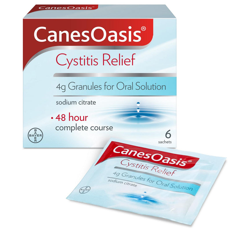 Cystitis Relief Granules for Oral Solution 4g Cranberry Flavour 6-Pack