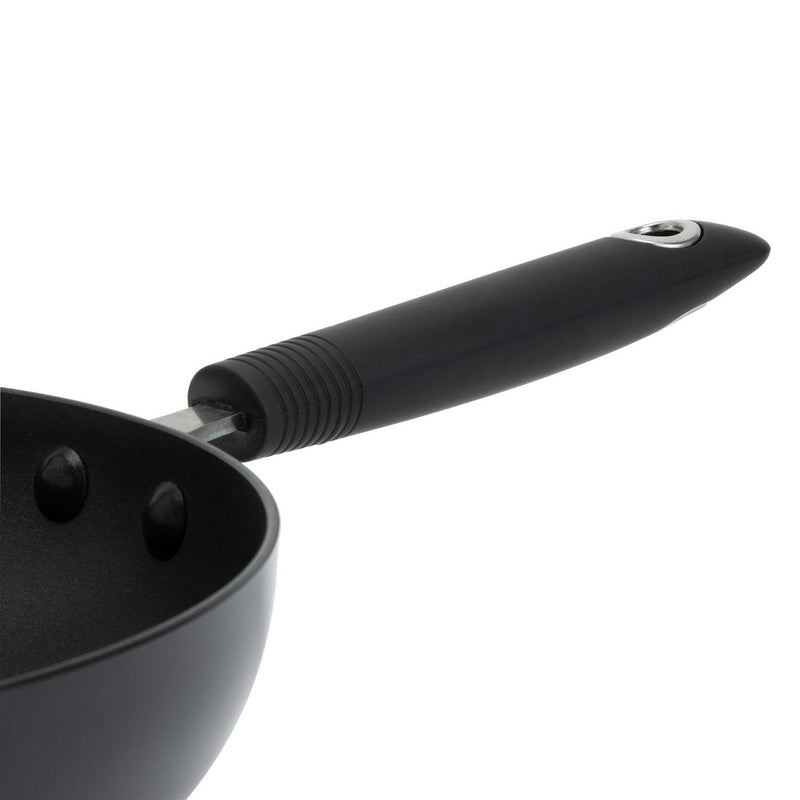 Habitat Aluminium Stirfry Pan - Black