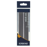 Korbond black hook and loop tape 2cm x 50cm, UK version