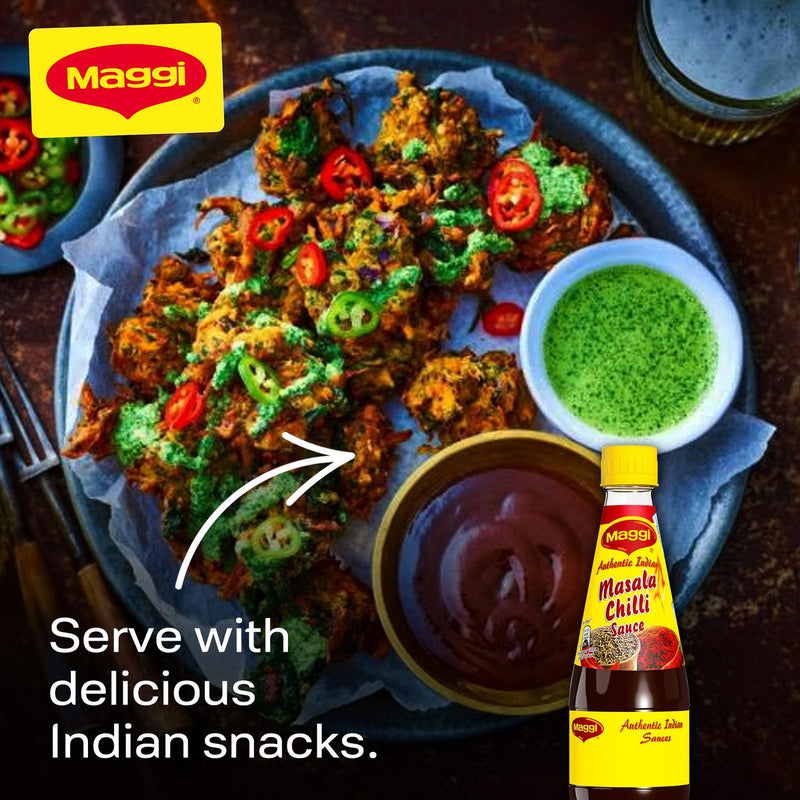 Maggi Authentic Indian Masala Chilli Sauce 400g, imported from the UK