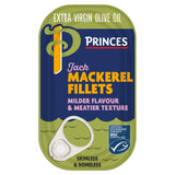 Skinless and Boneless Jack Mackerel Fillets in Extra Virgin Olive Oil 125g