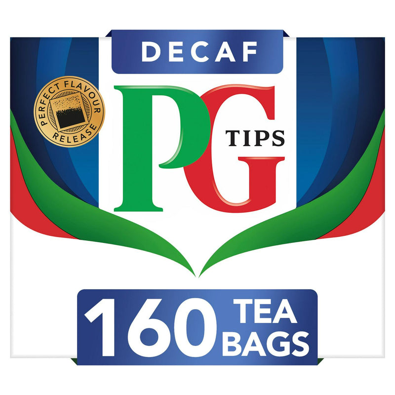 PG Tips Decaf Tea bags x160, imported from the UK