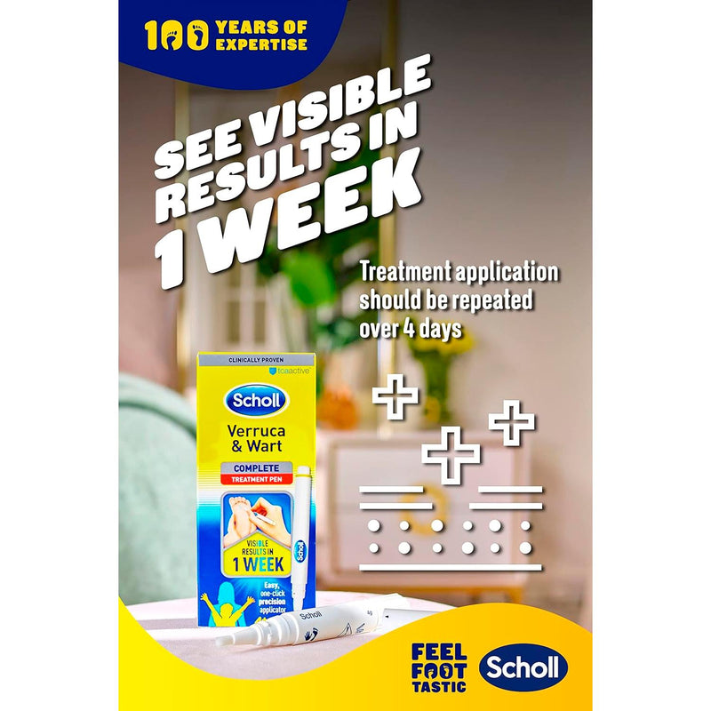 Scholl Verruca & Wart Treatment Pen 2ml (British brand)