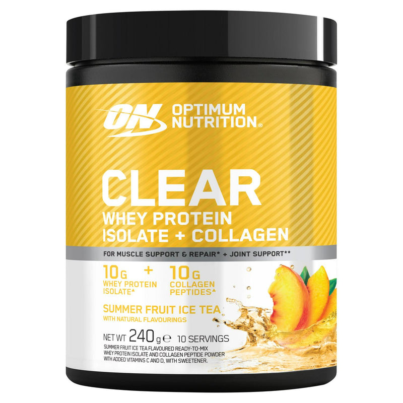 Optimum Nutrition Clear Whey Protein Summer Fruit 240g, imported from the UK