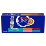 Purina One senior cat food 7+ wet meals 40 pouches 85g each, imported from the UK