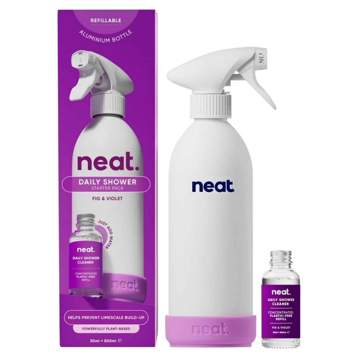 Neat Daily Shower Starter Pack Fig & Violet 30ml