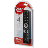 One For All universal remote control 4 devices, imported from the UK