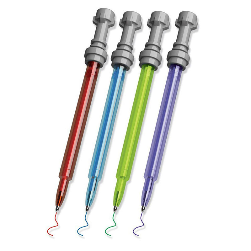 LEGO Star Wars Lightsaber Gel Pens pack of 4, UK version