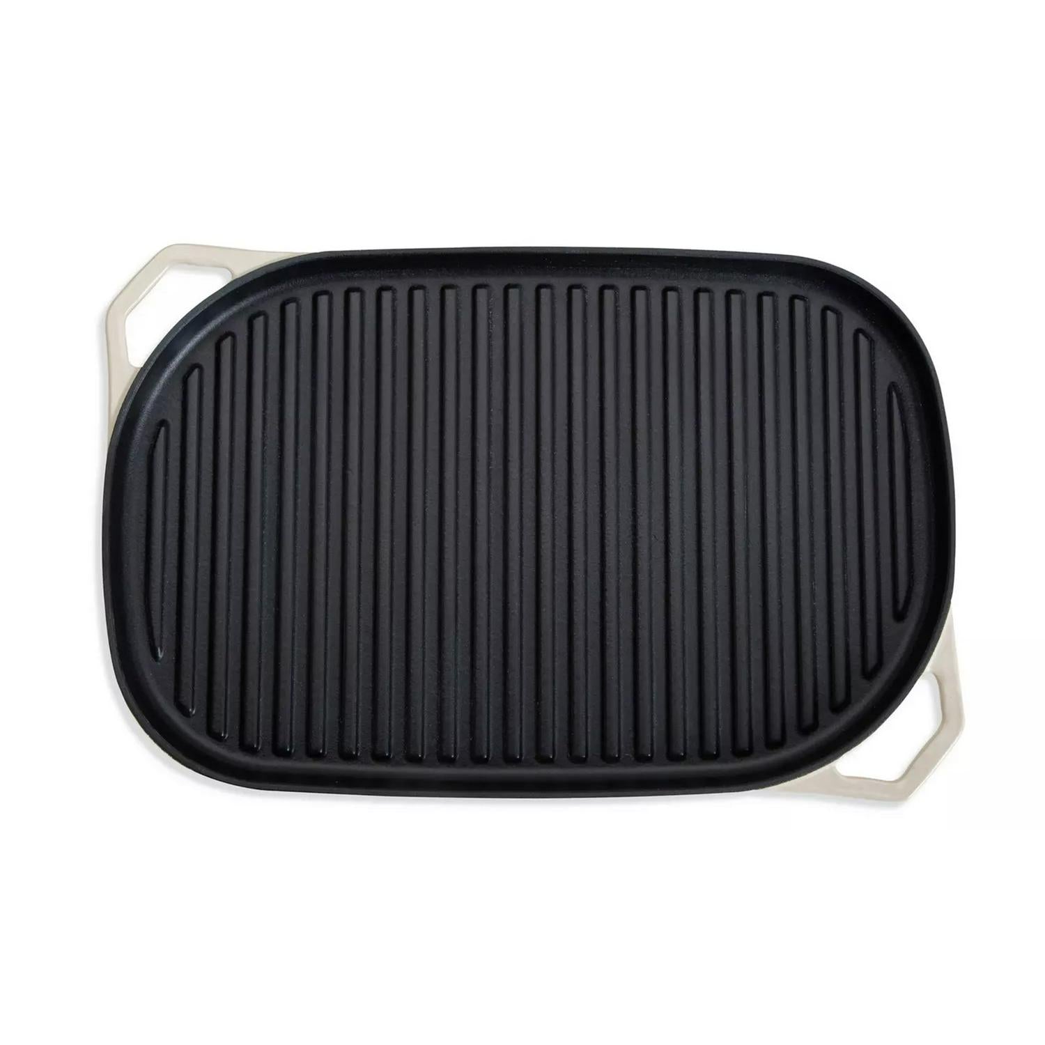 Habitat cast iron grill pan Large Cream, UK version