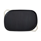 Habitat cast iron grill pan Large Cream, UK version