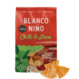 Blanco Nino White Corn Tortilla Chips with Ancho Chilli & Zesty Lime 170g