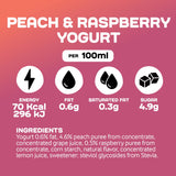 Arla Protein Yogurt and Peach Raspberry 200g - British product
