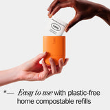 Refillable Natural Deodorant Set with Citrus Scent 40g