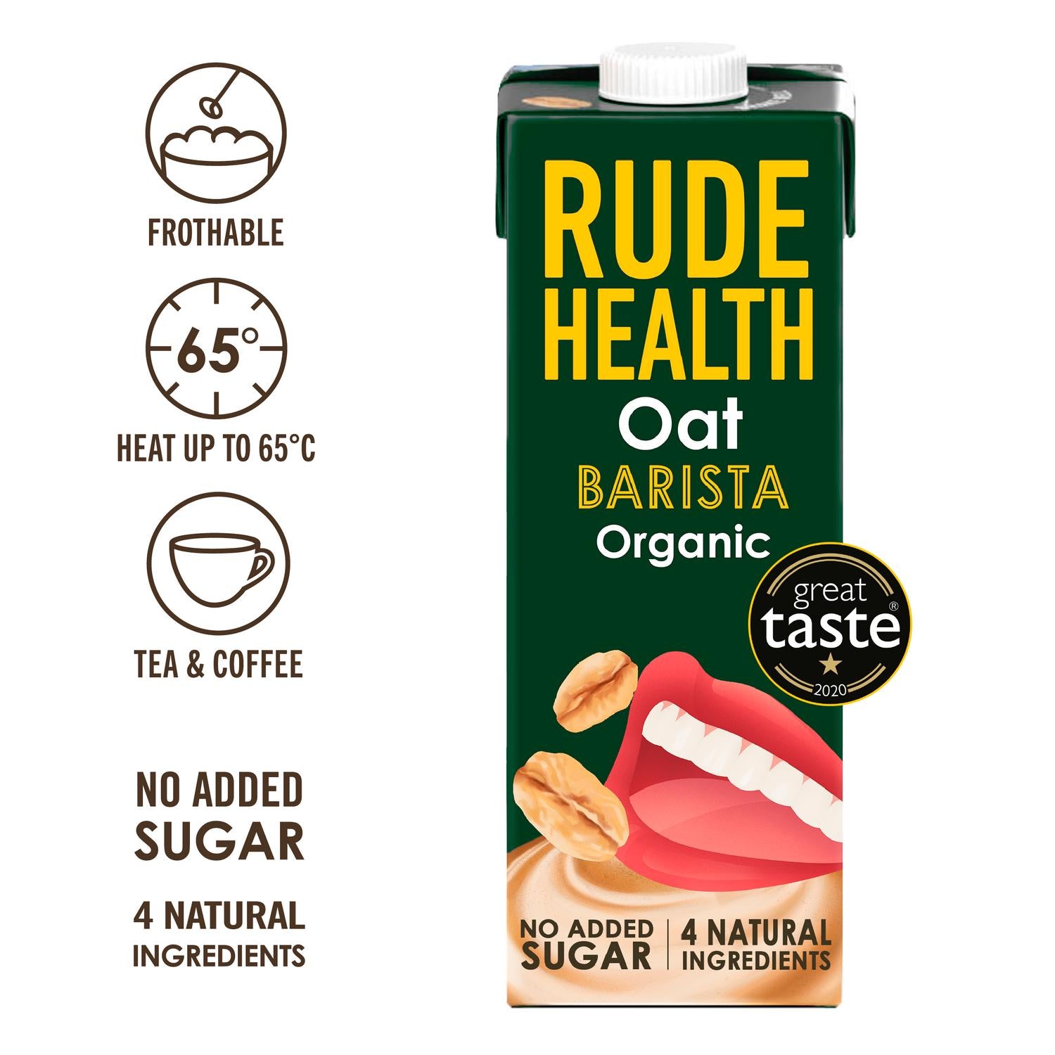 Rude Health Organic Barista Oat 1L