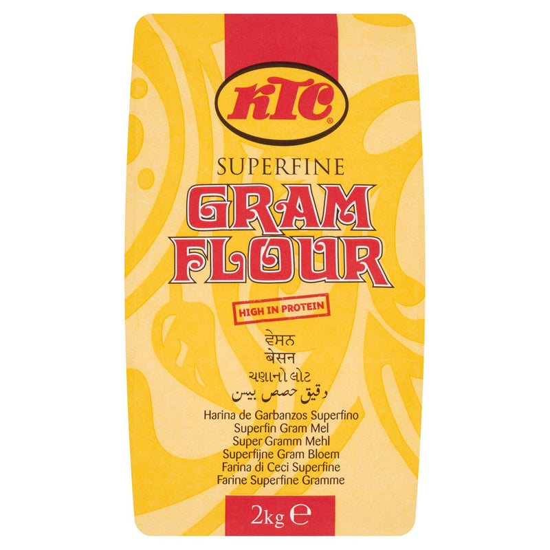KTC Gram Flour plain 2kg packaging bag, UK version