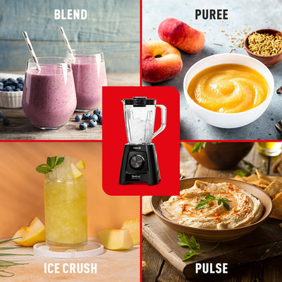 600W 2 Litre Plastic Jug Blender with Stainless Steel Blades