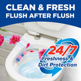 Bloo Power Active toilet rim block flower scent 3x50g - British product