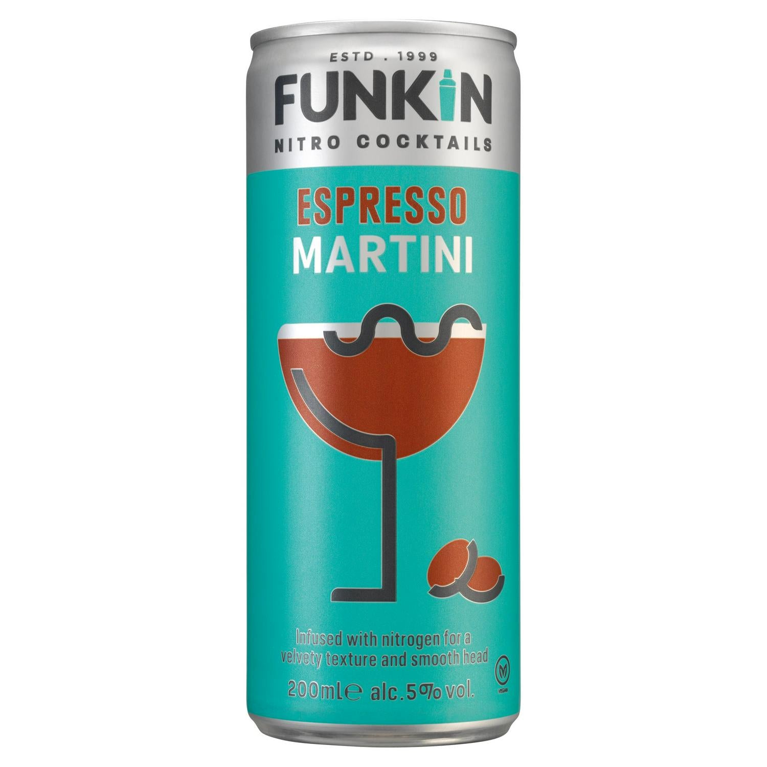 Nitrogen-Infused Espresso Martini Cocktail 200ml