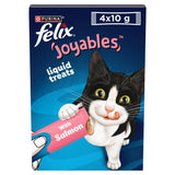 Felix Salmon Cat Treats Liquid 4x10g - British product