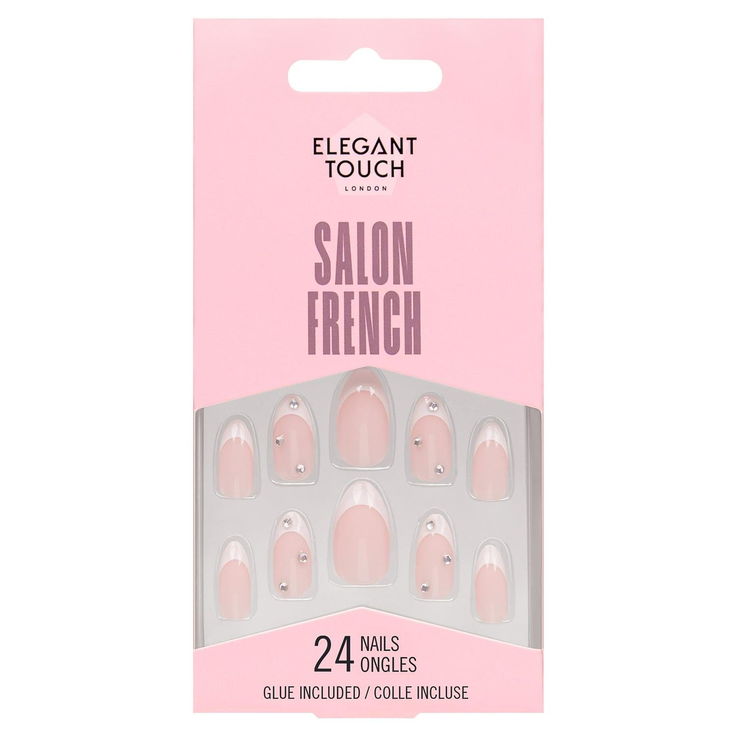 Elegant Touch Salon French Nails x24 - British product
