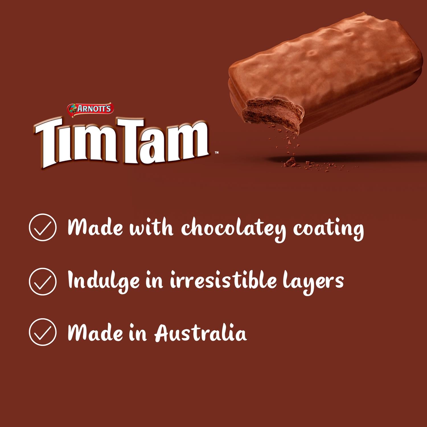 Arnott's Tim Tam Original Biscuits 163g (British brand)