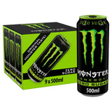 Monster Energy Zero Sugar drink 9x500ml, imported from the UK