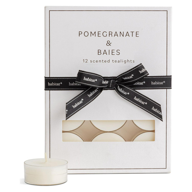 Habitat Luxe Pomegranate Baies tealights UK version