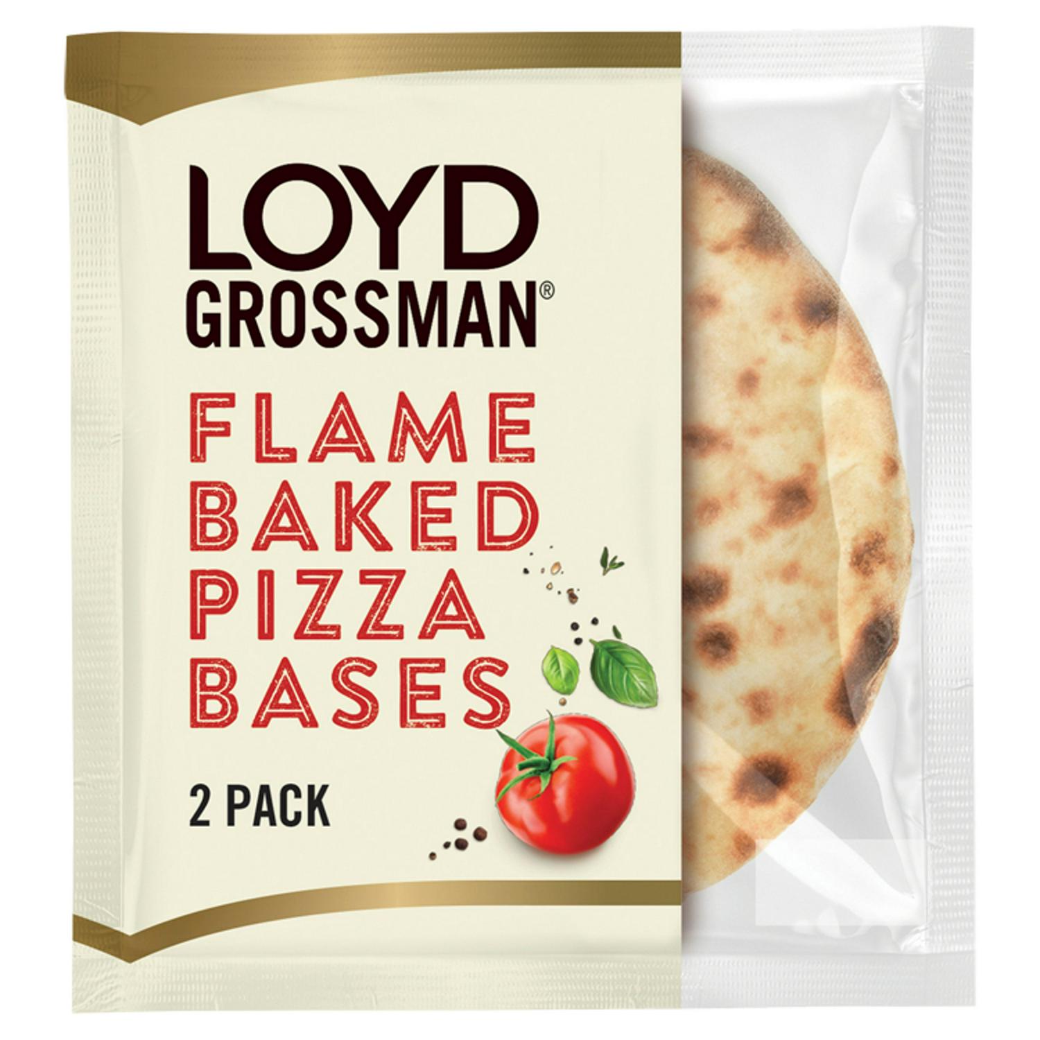 Loyd Grossman Flame Baked Pizza Bases 220g, UK version