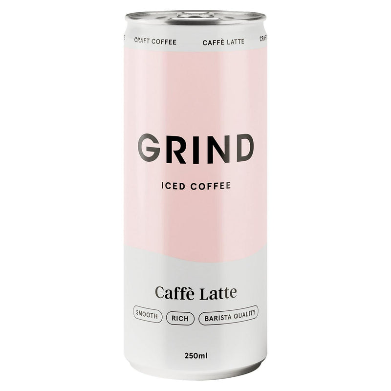 Grind Iced Flat White Coffee Can 250ml, UK version