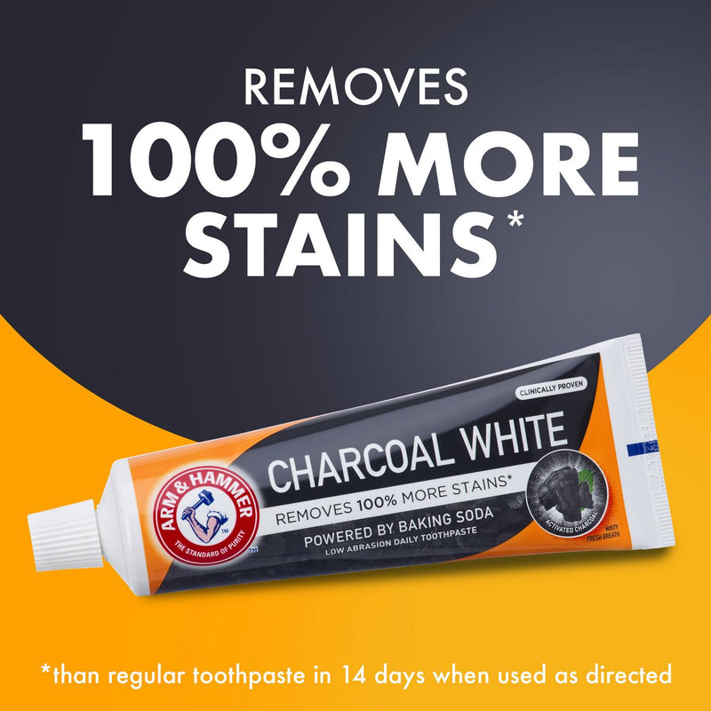 Arm & Hammer charcoal whitening toothpaste peppermint 75ml - British product