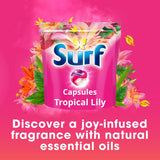 Surf Laundry Capsules Tropical Lily 51 Washes (British brand)
