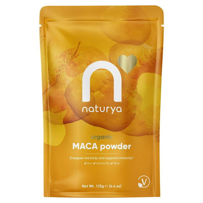 Naturya Organic Maca Powder 125g, imported from the UK