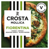 Crosta & Mollica Fiorentina Mushrooms Spinach Creamy Garlic Sourdough Pizza 453g