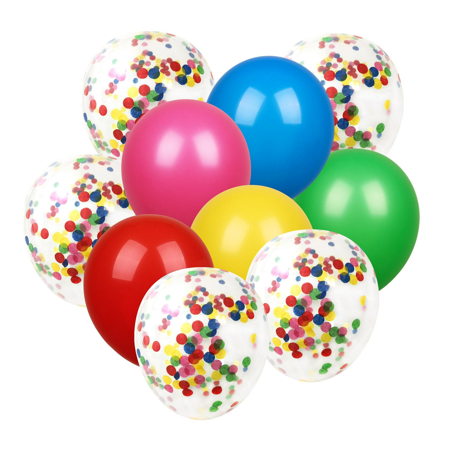 Sainsburys rainbow birthday balloons pack of 10 (British brand)
