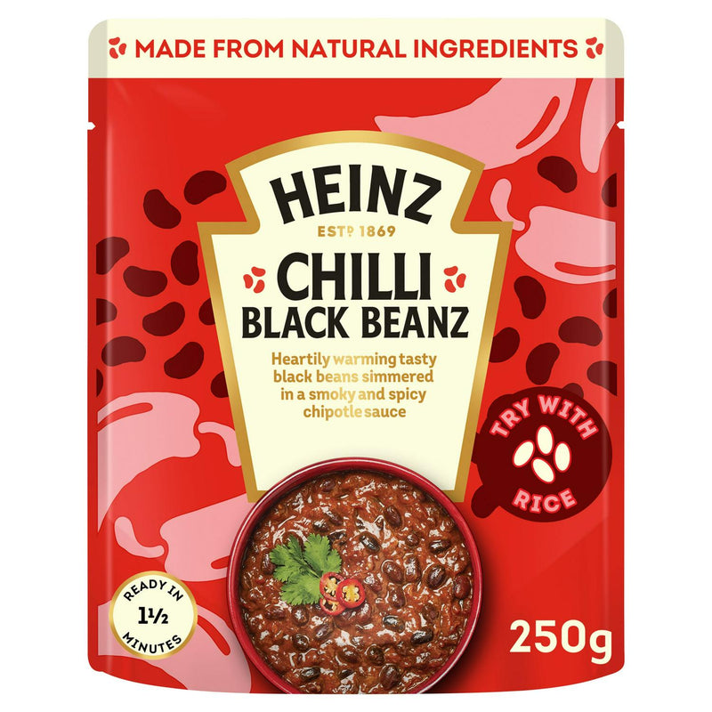 Heinz Chilli Black Beans Mexican Style 250g