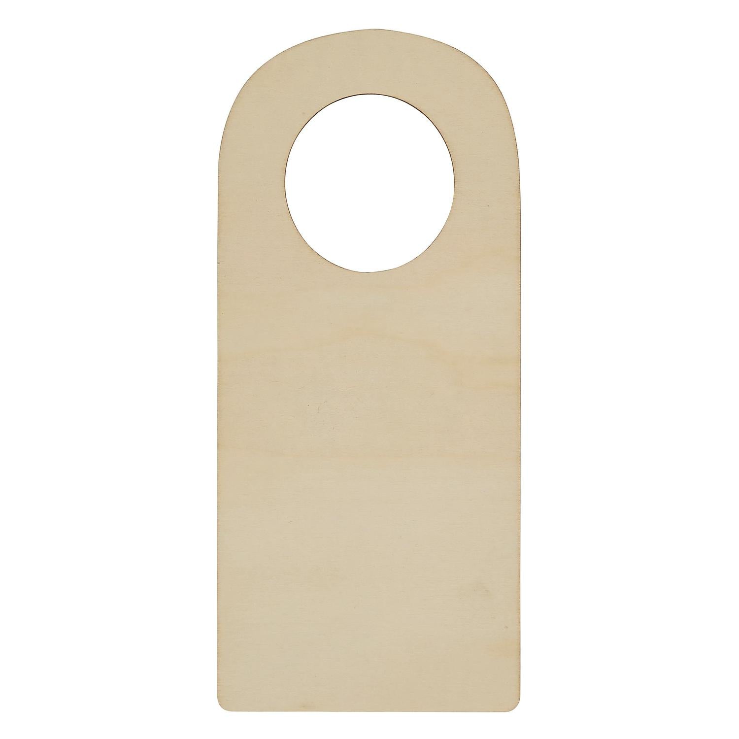 Get Creative wooden door hanger personalisation craft item , UK version