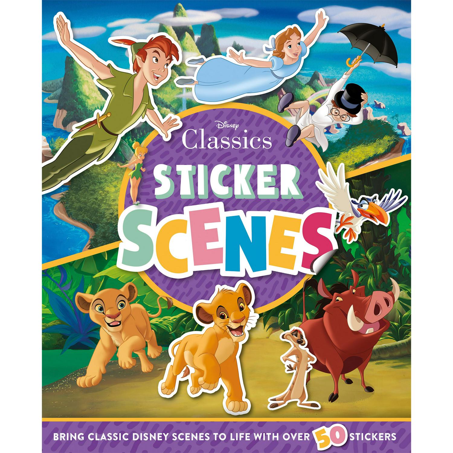 Disney Marvel Sticker Scenes Activity Book imported from the UK