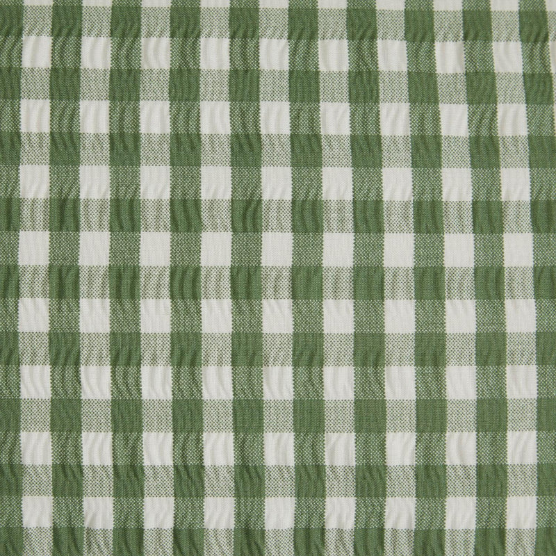 Habitat Seersucker Gingham Bedding Set Green, UK version