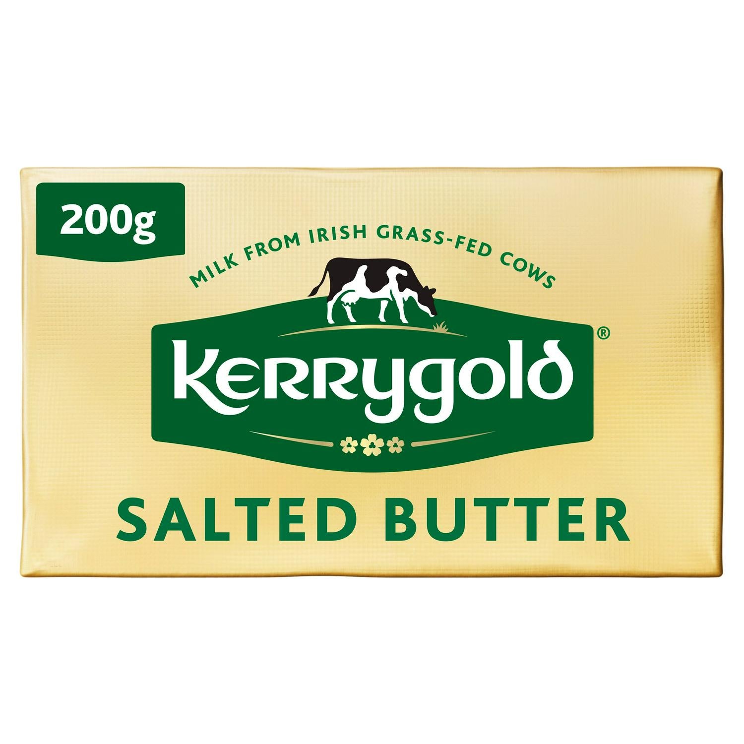 Kerrygold salted pure Irish butter 200g block, UK version